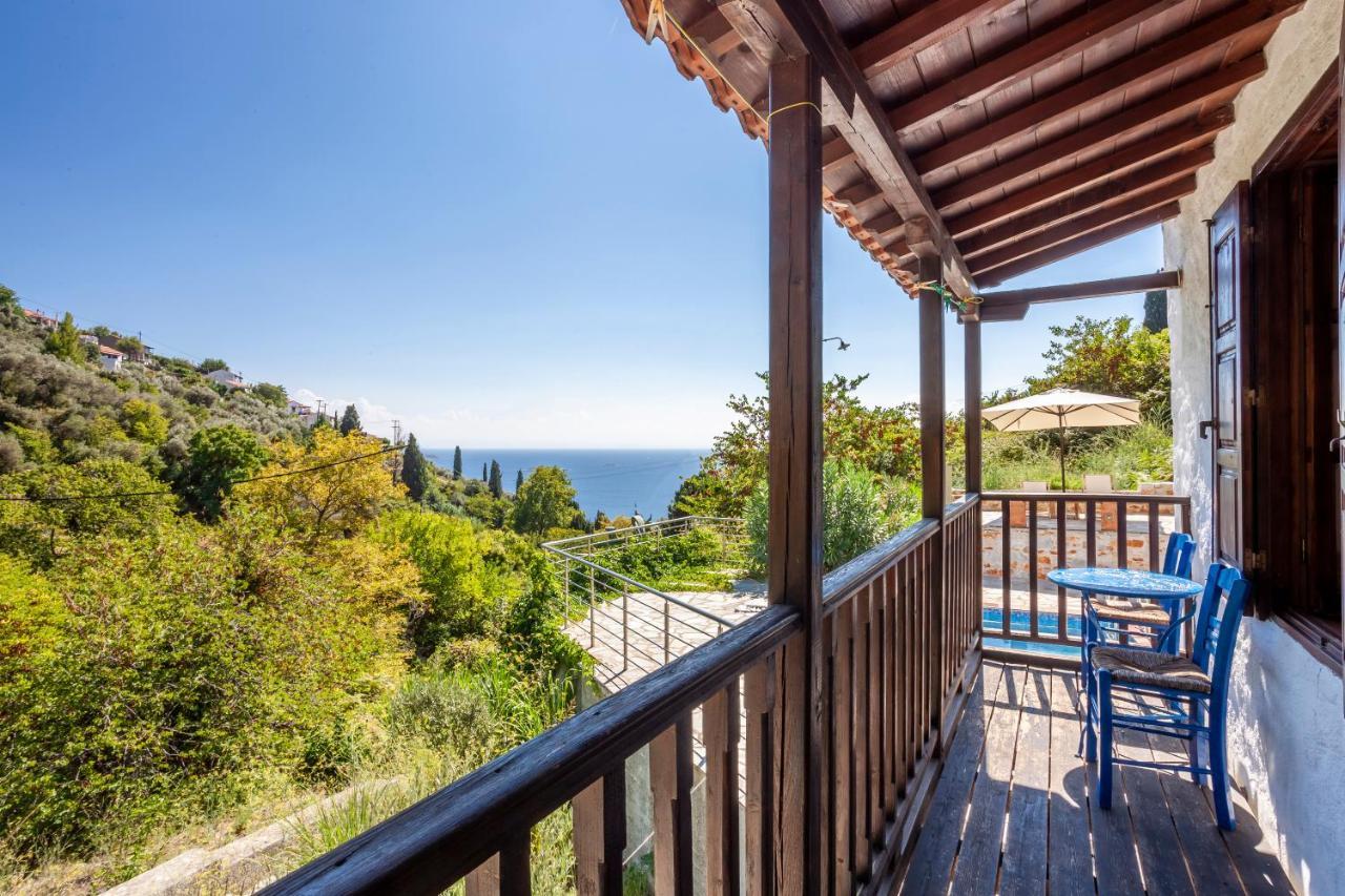 Olea Skopelos Villas With Swimming Pools & Sea View Panormos  Экстерьер фото
