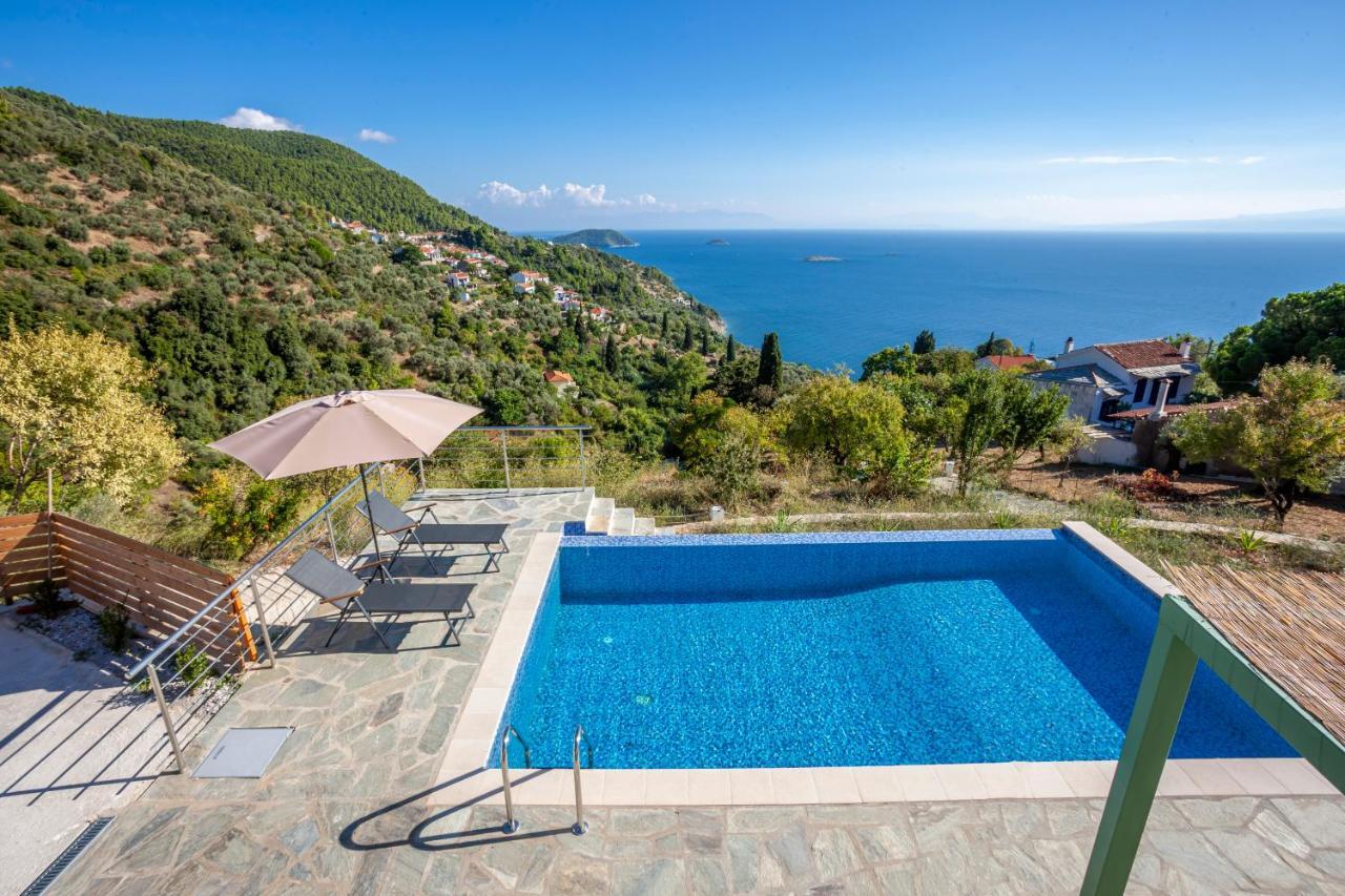 Olea Skopelos Villas With Swimming Pools & Sea View Panormos  Экстерьер фото