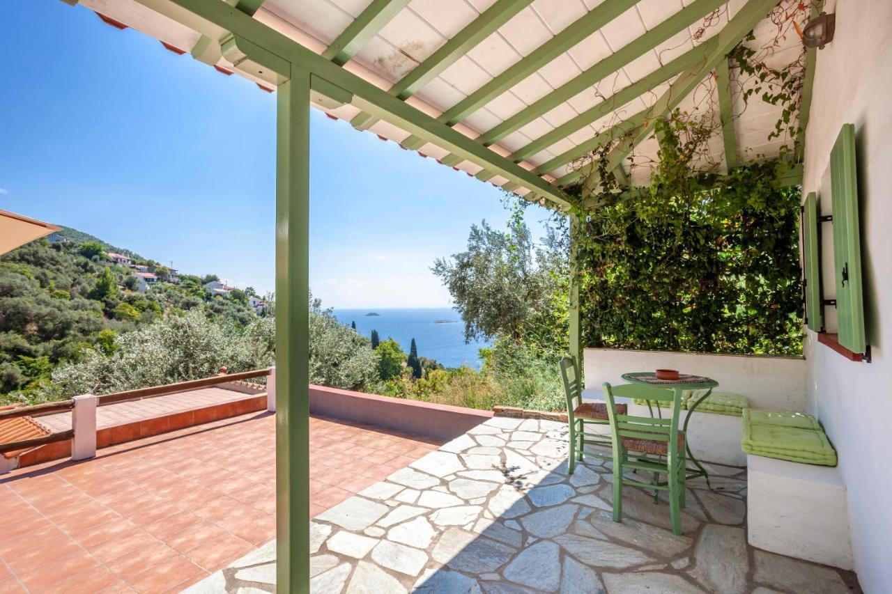 Olea Skopelos Villas With Swimming Pools & Sea View Panormos  Экстерьер фото