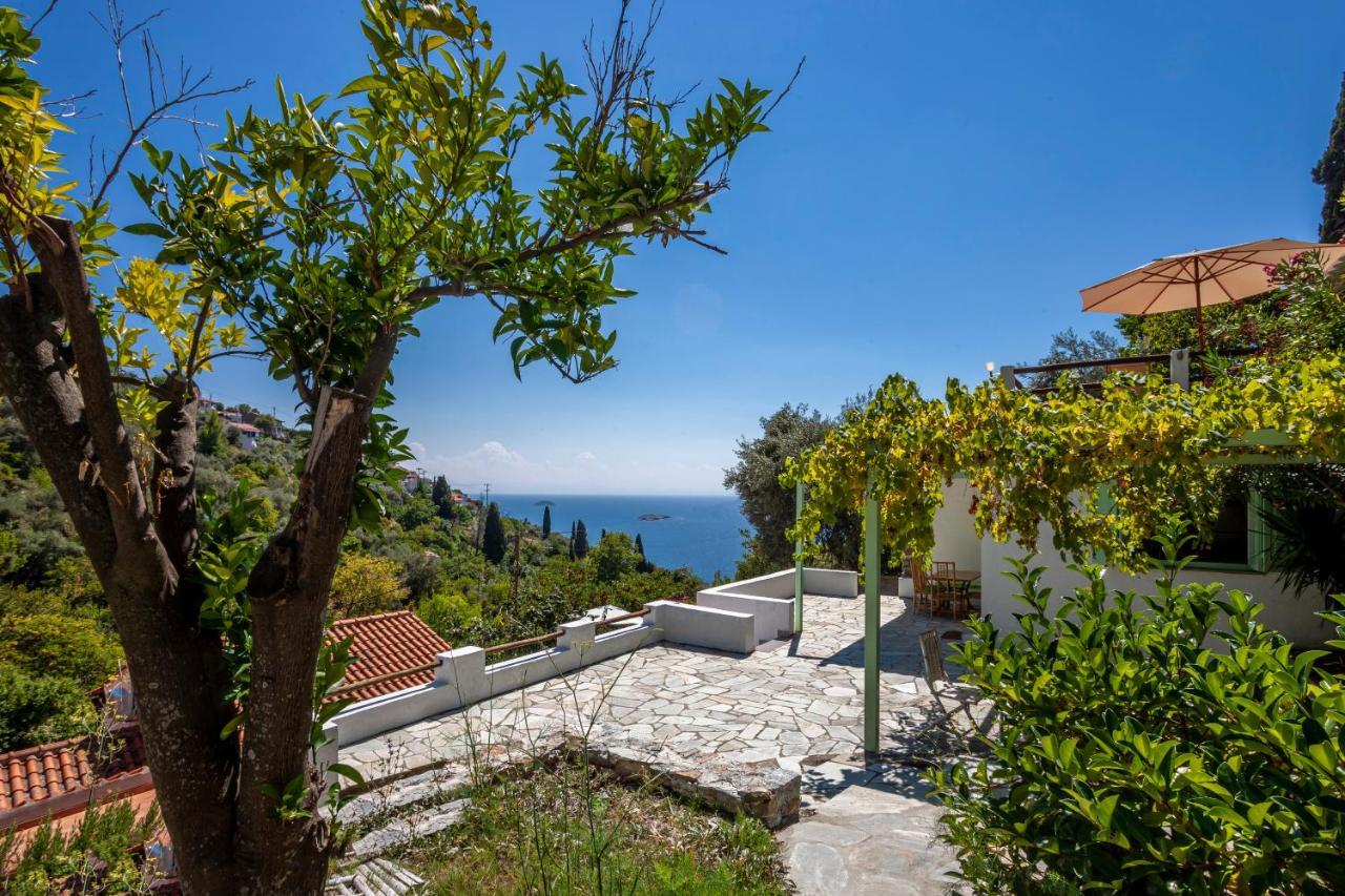 Olea Skopelos Villas With Swimming Pools & Sea View Panormos  Экстерьер фото