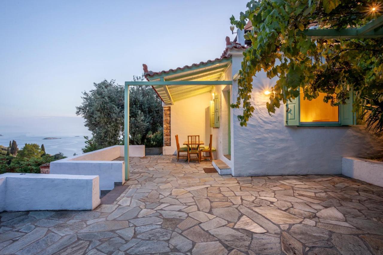 Olea Skopelos Villas With Swimming Pools & Sea View Panormos  Экстерьер фото