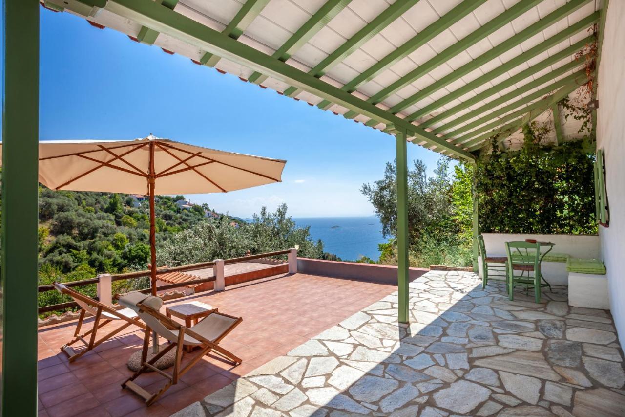 Olea Skopelos Villas With Swimming Pools & Sea View Panormos  Экстерьер фото